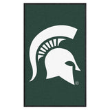 Michigan State 3X5 High-Traffic Mat with Durable Rubber Backing