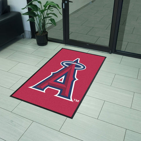 Los Angeles Angels 3X5 High-Traffic Mat with Durable Rubber Backing