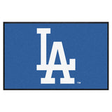 Los Angeles Dodgers 4X6 High-Traffic Mat with Durable Rubber Backing