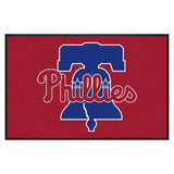Philadelphia Phillies 4X6 High-Traffic Mat with Durable Rubber Backing