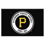 Pittsburgh Pirates 4X6 High-Traffic Mat with Durable Rubber Backing