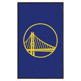 Golden State Warriors 3X5 High-Traffic Mat with Rubber Backing