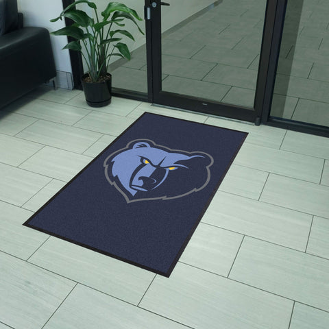 Memphis Grizzlies 3X5 High-Traffic Mat with Rubber Backing