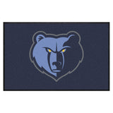 Memphis Grizzlies 4X6 High-Traffic Mat with Rubber Backing