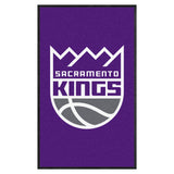 Sacramento Kings 3X5 High-Traffic Mat with Rubber Backing