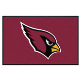 Arizona Cardinals 4X6 High-Traffic Mat with Durable Rubber Backing