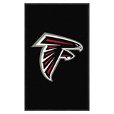 Atlanta Falcons 3X5 High-Traffic Mat with Durable Rubber Backing