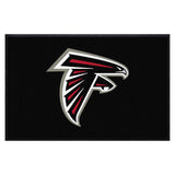Atlanta Falcons 4X6 High-Traffic Mat with Durable Rubber Backing