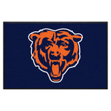 Chicago Bears 4X6 High-Traffic Mat with Durable Rubber Backing