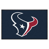 Houston Texans 4X6 High-Traffic Mat with Durable Rubber Backing