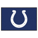 Indianapolis Colts 4X6 High-Traffic Mat with Durable Rubber Backing