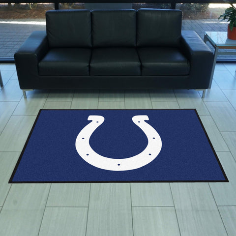 Indianapolis Colts 4X6 High-Traffic Mat with Durable Rubber Backing