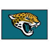 Jacksonville Jaguars 4X6 High-Traffic Mat with Durable Rubber Backing