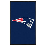 New England Patriots 3X5 High-Traffic Mat with Durable Rubber Backing