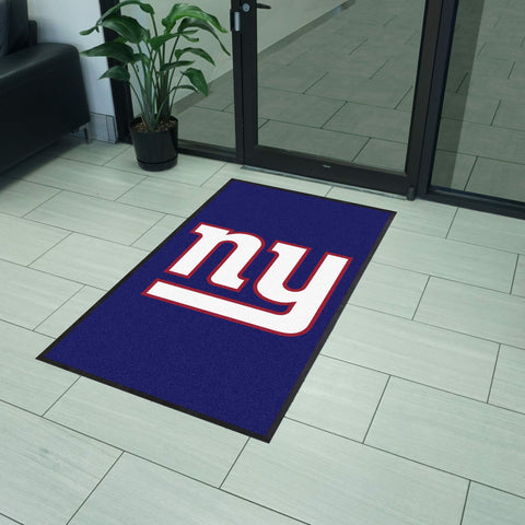 New York Giants 3X5 High-Traffic Mat with Durable Rubber Backing