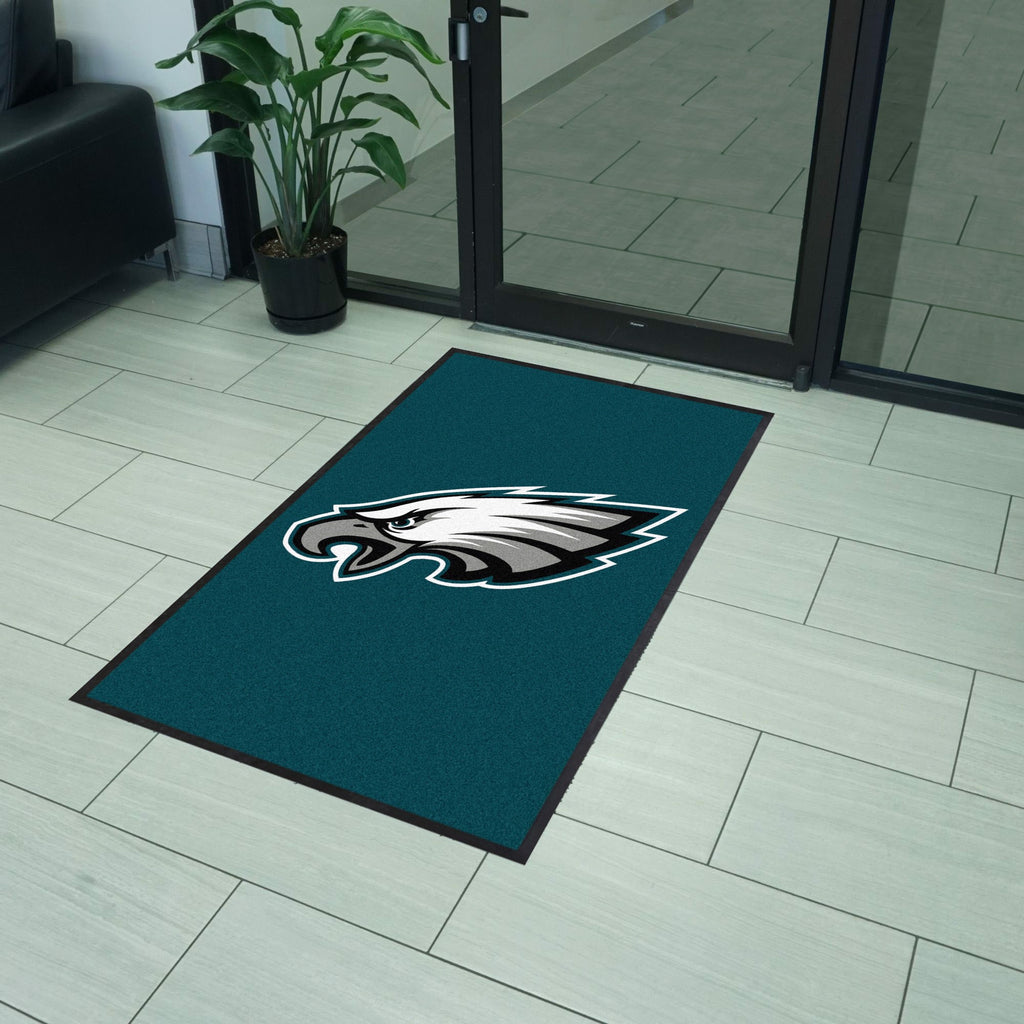 Philadelphia Eagles 3X5 High-Traffic Mat with Durable Rubber Backing