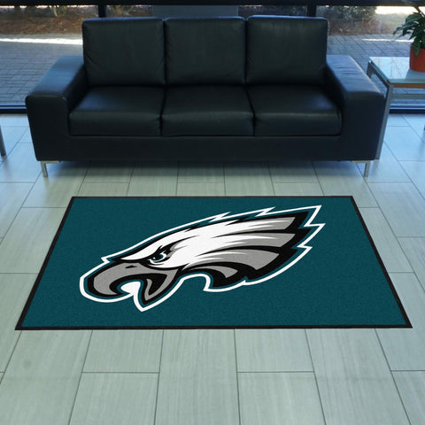Philadelphia Eagles 4X6 High-Traffic Mat with Durable Rubber Backing