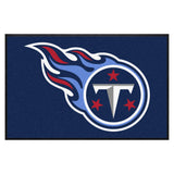 Tennessee Titans 4X6 High-Traffic Mat with Durable Rubber Backing