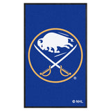 Buffalo Sabres 3X5 High-Traffic Mat with Durable Rubber Backing