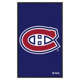 Montreal Canadiens 3X5 High-Traffic Mat with Durable Rubber Backing