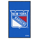 New York Rangers 3X5 High-Traffic Mat with Durable Rubber Backing
