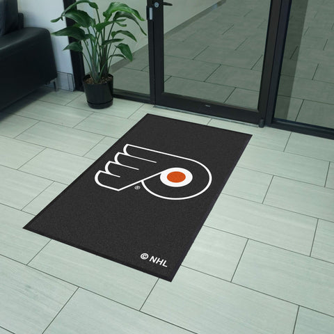 Philadelphia Flyers 3X5 High-Traffic Mat with Durable Rubber Backing
