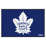 Toronto Maple Leafs 4X6 High-Traffic Mat with Durable Rubber Backing
