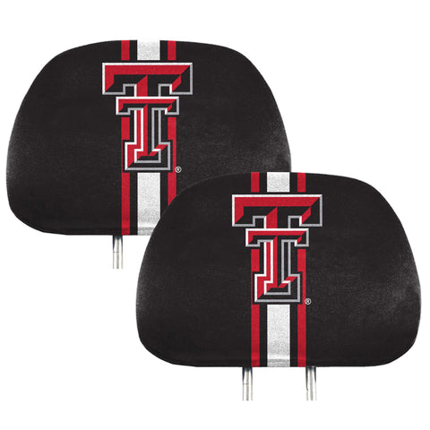 Texas Tech Red Raiders Printed Head Rest Cover Set - 2 Pieces