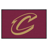 Cleveland Cavaliers 4X6 High-Traffic Mat with Rubber Backing - Landscape Orientation