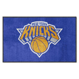 New York Knicks 4X6 High-Traffic Mat with Rubber Backing - Landscape Orientation