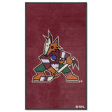Arizona Coyotes 3X5 High-Traffic Mat with Rubber Backing