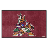 Arizona Coyotes 4X6 High-Traffic Mat with Rubber Backing