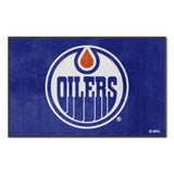Edmonton Oilers 4X6 Logo Mat - Landscape