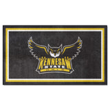Kennesaw State 3x5 Rug