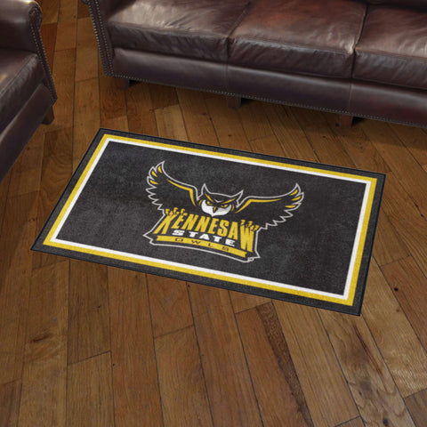 Kennesaw State 3x5 Rug