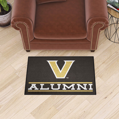 Vanderbilt Starter Mat - Alumni NCAA Accent Rug - 19" x 30"