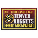 Denver Nuggets 2023 NBA Finals Champions 4ft. x 6ft. Plush Area Rug