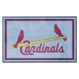 St. Louis Cardinals 4ft. x 6ft. Plush Area Rug
