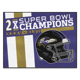 Baltimore Ravens All-Star Rug - 34 in. x 42.5 in. Plush Area Rug