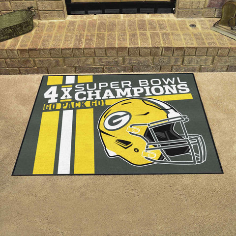 Green Bay Packers All-Star Rug - 34 in. x 42.5 in. Plush Area Rug