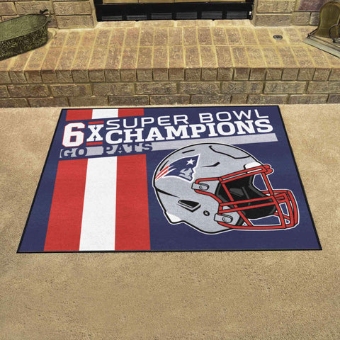 New England Patriots Dynasty Starter Mat Accent Rug - 19in. x 30in.