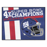 New York Giants All-Star Rug - 34 in. x 42.5 in. Plush Area Rug