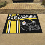 Pittsburgh Steelers All-Star Rug - 34 in. x 42.5 in. Plush Area Rug