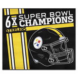 Pittsburgh Steelers Dynasty Tailgater Rug - 5ft. x 6ft.