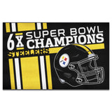 Pittsburgh Steelers Ulti-Mat Rug - 5ft. x 8ft.
