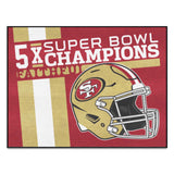San Francisco 49ers All-Star Rug - 34 in. x 42.5 in. Plush Area Rug