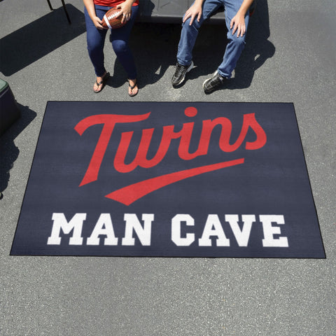 Minnesota Twins Man Cave Ulti-Mat Rug - 5ft. x 8ft.