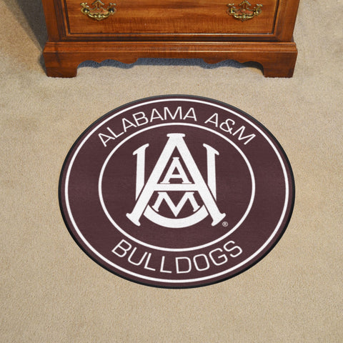 Alabama A&M Bulldogs Roundel Rug - 27in. Diameter