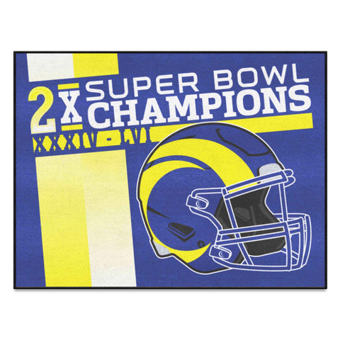 Los Angeles Rams Dynasty Starter Mat Accent Rug - 19in. x 30in.