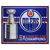 Edmonton Oilers Dynasty 8ft. x 10ft. Plush Area Rug